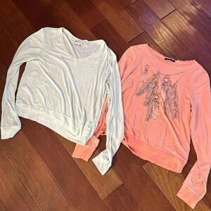 Two Wildfox Baggy jumpers